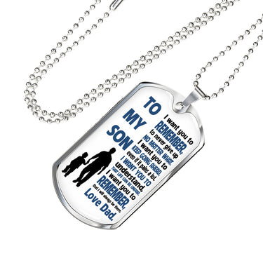 Father Son Pendant Necklace From Father Birthday Gifts, Christmas Gift Idea for